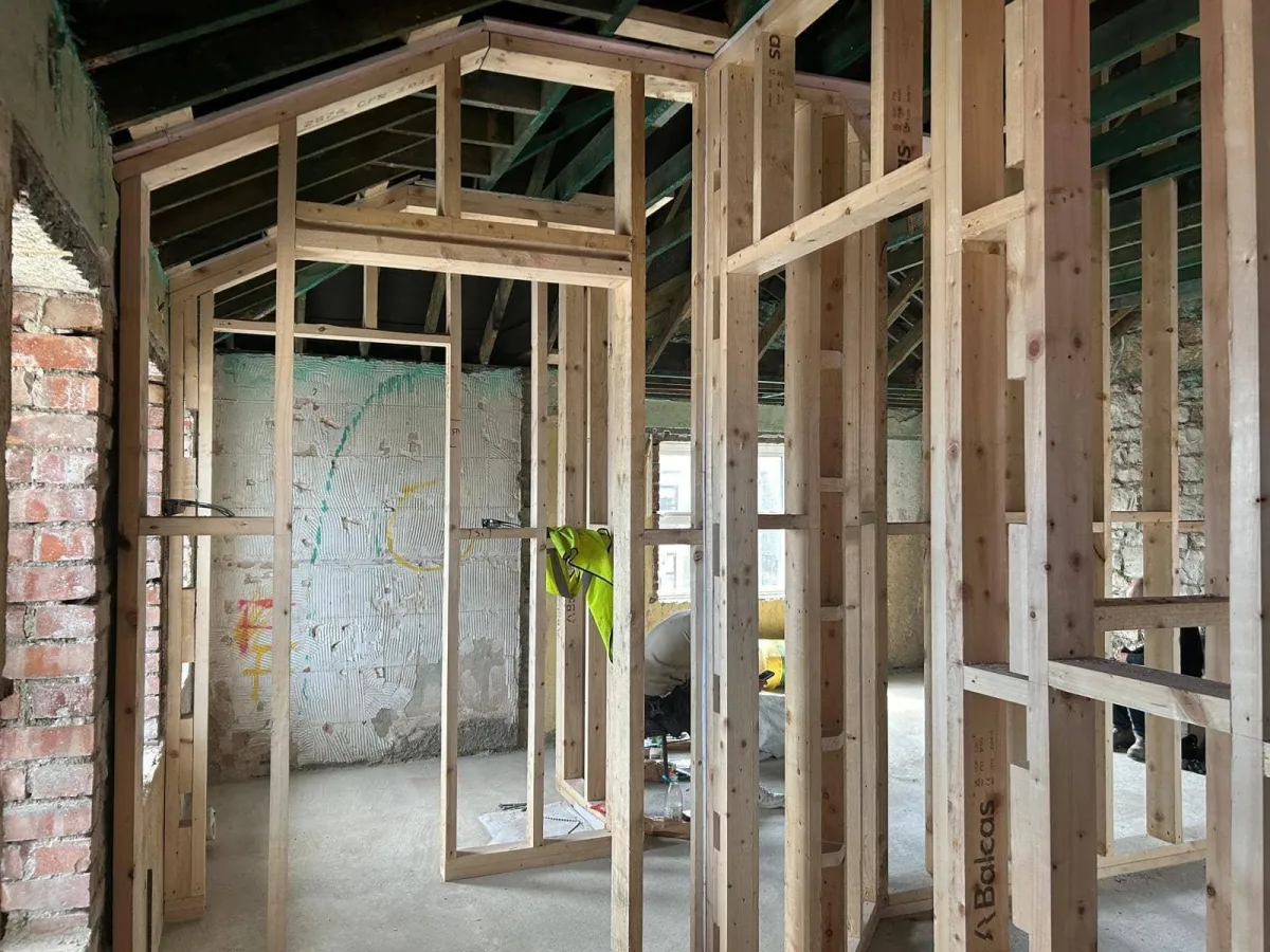 First Fix structural timber framing